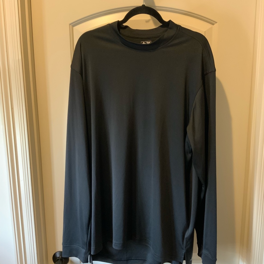 adidas Men's Black Long Sleeve Shirt
